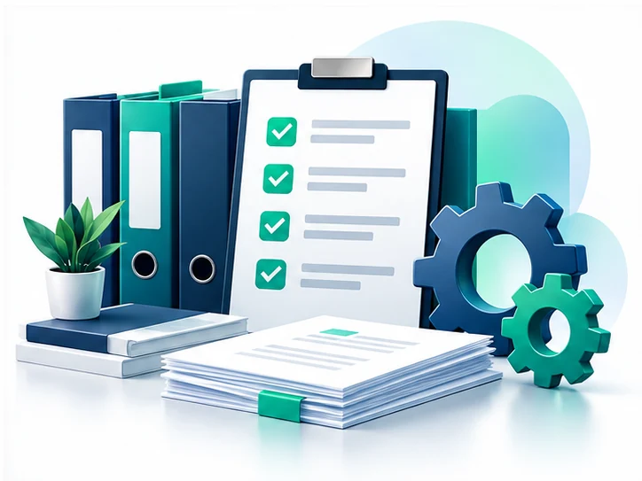 Organized business documents and filing tools